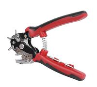Asixxsix Perforateur de Trous en Cuir Robuste, Multi-tailles de Trous, Outil de Perforation en Cuir Avec Poignère Ergonomique Antidérapante pour les Caintures, Bracelets de Montre