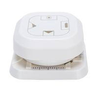 Asixxsix Perforatrice à étiquettes, perforatrice à papier à 4 motifs avec bac de récupération des déchets, perforatrice à papier pour le scrapbooking