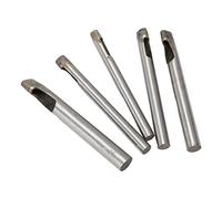 Asixxsix Perforatrice en Cuir, Opération Facile, Construction en Acier à Pointe Pointue, Ensemble de 5 Perforatrices Ovales avec Perforateur de Ceinture pour Bracelets de Montre en Cuir, Projets de