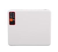 Asixxsix Petit UPS, Batterie de Secours 12 000 MAh 18 W avec Ports de Sortie Multiples USB 18 W 5 V 9 V 12 V DC 5 V et Ports de Sortie Multiples de Type C, Alimentation de Secours (Prise UE)