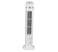 Asixxsix Petit Ventilateur Tour, Ventilateur de Bureau Portable sans Lame USB Silencieux avec Lumière et Coussinet Antidérapant, Ventilateurs Personnels Portables sans Lame pour Chambre à (WHITE)