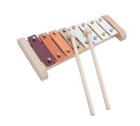 Asixxsix Piano à Coups à Main avec 2 Pilons, Jouet D'instruments de Percussion en Bois en Bois, Cultivation du Sens de la Musique et du Rythme, Jouet éducatif Multifonctionne