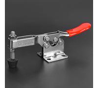 Asixxsix Pince Horizontale à Dégagement Rapide en Acier Inoxydable 304 pour le Travail du Bois, capacité de 27 Kg