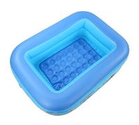 Asixxsix Piscine Gonflable, Facile à Gonfler, Meilleure étanchéité à l'air, Grande Piscine Gonflable Rectangulaire pour Enfants avec Dégonflage Rapide, Gain de Place pour Bébés, Tout-Petits, Familles