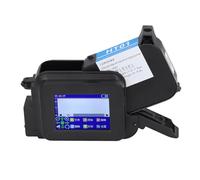 Asixxsix Pistolet D'Imprimante à Jet d'encre Portable,Machine de Codage à Jet d'encre à Séchage Rapide, Imprimante Portable à écran Tactile LED pour Date de Production D'étiquettes, Code