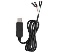 Asixxsix PL2303HX RS232 Convertisseur amélioré USB vers COM/TTL Câble Adaptateur Série Longueur 95 Cm pour Une Utilisation Normale pour Le Câble de Téléchargement