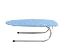 Asixxsix Planche à Repasser de Table, Design Pliable avec Housse en Coton Résistant à la Chaleur, Petite Planche à Repasser Portable avec Pieds Antidérapants pour Buanderie, Appartement, Voyage