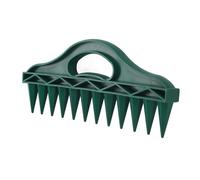 Asixxsix Planteur de Sol, Outil de Semoir de Jardin Réglable à 12 Trous avec Manivelle Ergonomique, Outil d'espacement de Graines pour Planter des Graines et des Bulbes dans Les Jardins