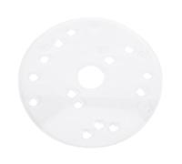 Asixxsix Plaque de Base du Routeur Universel de 6,46 Pouces, Sous-base en Acrylique Transparent avec Trous Marqués et Broche de Centrage en Laiton, 6-1/2 Pouces de Diamètre
