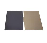 Asixxsix Plaque de Construction PEI Double Face, Lit Chauffant Magnétique Flexible à Texture Mate de 330 X 225 Mm avec Forte Adhérence pour PLA ABS TPU PETG, Compatible avec