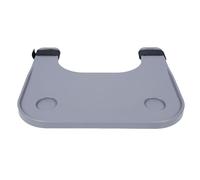 Asixxsix Plateau Amovible pour Faire Fauteuil Roulant, Table de Salle à la Crèche avec 2porte-gobelets, Plateau Amovible en Plastique pour Génoux, Accessoires de Bureau Portables Couler Fauteuil