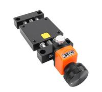 Asixxsix Platine Linéaire Manuelle, Module Linéaire à Double Rail avec Affichage Numérique pour un Positionnement Précis, Course de 0 à 30 Mm, Surface Coulissante de 69 X 70 Mm