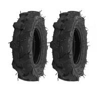 Asixxsix Pneus tubeless 4.80/4.00-8, 4 Plis, pour tracteurs agricoles, motoculteurs, voiturettes de Golfs et tondeuses à Gazon, Lot de 2