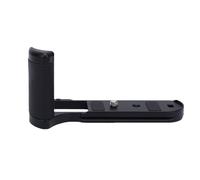 Asixxsix Poignée en Forme de L, poignée rétractable en Alliage d'aluminium avec Plaque de Fixation Rapide, Patin antidérapant, en Forme de L Compatible (Black)