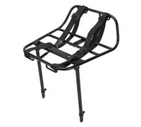 Asixxsix Porte-Bagages Avant de Vélo, Porte-Bagages de Vélo, Support D'équipement de Cyclisme pour de Route de Montagne, Support de Pied pour Sac de Sacoche, Panier de