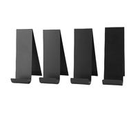 Asixxsix Porte-brochure Verticale de 4pcs, Support D'affichage en Métal en Acier en Carbone pour les Magasins Commerciaux avec un Diviseur Amovible, des Brochures de 8,5x11 Pouces