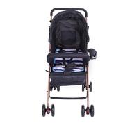 Asixxsix Poussette pour bébé, Poussette Pliante Portative Légère avec une Main, Dossier Réglable et Facile à Plier, Filet Respirant pour nouveau-né à Tout-petit (BLACK)