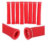 Asixxsix Protecteur de Bougie d'allumage de 8 Pcs, 1600 Fahrenheit Degré à Double Couche Boots de Bougie d'allumage Bottes de Protection Thermique Sleeve Isolant pour les Véhicules à Brûlant