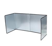 Asixxsix Protection contre les éclaboussures, Panneau Isolant Pliable en Zinc plaqué Anti-éclaboussures D'huile pour Dessus de Cuisinière, avec écran Antiadhésif en Acier Inoxydable