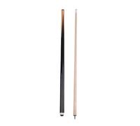 Asixxsix Queue de Billard, 2 Pièces, Bâton de Billard en Bois Blanc avec Joint en Acier Inoxydable 1,45 M pour Débutants, Utilisation au Bar à Domicile (Perche Adulte divisée de 1,45 m)