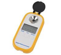 Asixxsix Réfractomètre Numérique Brix, Plage 0 à 80%, avec Mise Hors Tension Automatique et Couvercle Anti-poussière pour les Tests en Laboratoire d'alcool, de Vin, de café, de Miel et de Sucre