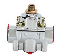 Asixxsix Régulateur de Pression de Carburant, 12 804 kit de régulation de Pression de Carburant en Alliage de Zinc 1 à 4 PSI 3/8 NPT Port carburateur Holley, edelbrook carburateur