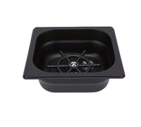 Asixxsix Rinceur de Pichet en Verre, Lave-gobelet Automatique intégré en Acier Inoxydable avec 2 Tuyaux, Rinçage Haute Pression pour évier à Domicile, Hôtel, Bar, Restaurant (BLACK)