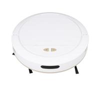 Asixxsix Robot Aspirateur et Vadrouille combiné, BT App Control 3000 Pa Aspiration 3 en 1 Robot Aspirateur 90 Minutes d'autonomie Chargement USB Sec et Humide (White)