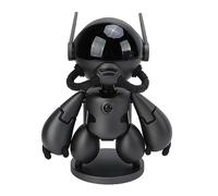 Asixxsix Robot Caméra D'intérieur, Caméra de sécurité Domestique sans Fil 1080P, Webcam de sécurité avec Vision Nocturne, Voix Bidirectionnelle, Réduction du Bruit, Caméra Intérieure