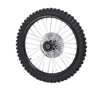 Asixxsix Roue Avant de Moto Tout-Terrain 19 Pouces, Jante et Chambre à Air 70/100-19 avec Disque de Frein, Axes de 15 Mm, pour Moto Tout-Terrain CRF 125, 150 et 200 ML.