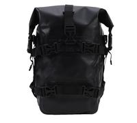 Asixxsix Sac de Barre de sécurité de Moto, Sac de Cadre de Moto étanche en PVC 8L, Sangle Réglable, de Selle, Fermeture à Boucle pour Accessoires de Universels