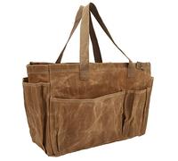 Asixxsix SAC DE RANGEMENT en Toile POUR les Casseroles, Grande capacité, Imperméable et Résistant à L'USURE, SAC DE RANGEMENT POUR USTENSILES DE CUISINE, Camping, Barbecue, Pique-Nique, Pêche (Kaki)