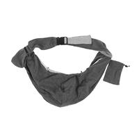 Asixxsix Sac de Transport pour Chien, Pliable, Respirant et Confortable, Sac de Transport pour Chiot, de Portable pour Petits Chiens, Chats, pour Chiots, Petits Chiens, (Gris foncé)