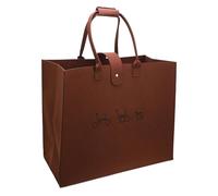 Asixxsix Sacoche de Vélo Pliable, Portable et Légère, Non Tissée, avec Bandoulière, pour Vélo de 16 Pouces, Voyage en Avion, Accessoires de Cyclisme (Marron foncé)