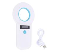 Asixxsix Scanner de Puce électronique pour Animaux de Compagnie, 2 en 1 USB C Bluetooth Connexion EMID FDX-B(ISO 11784/85) 134.2Khz 125Khz Lecteur de puces Portable pour Porcs Chiens