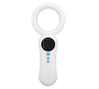Asixxsix Scanner de Puces pour Animaux de Compagnie, Stockage de 500 Enregistrements, Support Rechargeable, Puces FDX-B EMID, 134,2 KHz, 125 KHz, Scanner de pour Chien, avec Téléchargement USB,