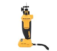 Asixxsix Scie Rotative sans Fil pour Cloisons Sèches, Moteur sans Balais à 3 Vitesses, 30 000 Tr/min, Coupe-trous pour Cloisons Sèches avec Lampe de Travail LED, Cache-poussière pour contreplaqué de