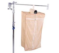 Asixxsix Sèche-linge Portable, Mini Machine de Séchage électrique avec Télécommande et Minuterie de 240 Minutes, Modes de Séchage Lent et Continu Rapide avec Fonction D'ions Négatifs (Beige)