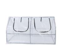 Asixxsix Serre à Pied, Cadre en Acier Robuste, Résistant au Gel, Mini Serre -Vent, Portable avec Ventilation d'entrée à Fermeture éclair pour Le Jardinage Intérieur et Extérieur (120*60*60cm)