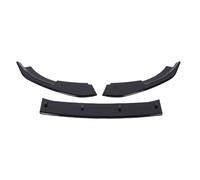 Asixxsix Spoiler LIP DE PAUTEUR Avant, 3PCS Kit DE Carrosserie DE Bilan DE Spoiler à Lèvres Avant DE 3 Pcs Remplacement du Diffuseur DE la Lèvre pour Mk6 GTD 2008 à 2012 Bloss Black