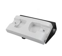 Asixxsix Station de Chargement Double Contrôleur avec Support Mural, 2 Ports USB, 15 Effets de Lumière RVB, Crochet Casque, Support Mural en ABS et Métal pour Contrôleur de Console de Jeu