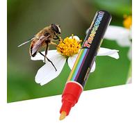 Asixxsix Stylo Marqueur Queen Bee, à Base d'eau, Facile à Essuyer, 8 Couleurs, Forte Couverture, Non Toxique, Kit de Marquage Queen Bee, Marqueur d'apiculteur avec Corps en Plastique, Pointe en