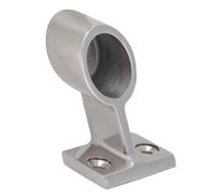 Asixxsix Support Avant en Acier Inoxydable 316 de qualité Marine, Raccord de Main Courante Avant de Bateau Poli Miroir pour Tube de 22 Mm, Support Central à 60 Degrés pour Yacht