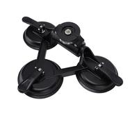 Asixxsix Support de Montage à Triple Ventouse, Base de Montage de Voiture Robuste à 3 Ventouses avec Vis de 1/4", Compatible avec Appareil Photo sans Miroir DSLR Action