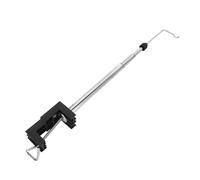 Asixxsix Support de Perceuse Mini, Tige en Acier 3 Sections, Crochet 360 | Support à outils à arbre flexible, base en acier et ABS, plaque chromée miroir, pour applications de meuleuse, utilisation
