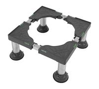 Asixxsix Support pour lave-linge, support réglable antidérapant pour mini-réfrigérateur, capacité de charge de 200 kg, montage facile, socle pour sèche-linge et réfrigérateur