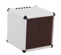 Asixxsix Support pour Pics de Guitare, 0.9x0.1Inch Stylish Amp Speaker Display Box for 5 Guitar Picks, Organizer Storage Case for Music Enthusiasts and Guitar Players (B Blanc)