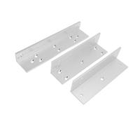 Asixxsix Support Z et L pour Porte Intérieure, Force de Maintien de 180 Kg/350 Lb, Serrure Magnétique électrique, Support Assorti de Serrure électromagnétique en Alliage D'aluminium pour