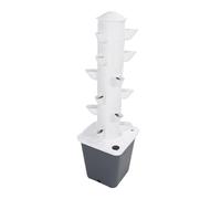 Asixxsix Système de Culture Hydroponique, Plantation Verticale Tour Hydroponique 18 Trou 10L Système Hydroponique Watertank avec Pompe pour Votre Système de Jardinage (Prise UE)