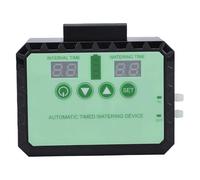 Asixxsix Système D'irrigation Goutte à Goutte Automatique avec Pompe Solaire, Solution D'arrosage Efficace pour les Plantes, avec Minuterie et Récupérateur D'eau de Pluie, pour Jardin (BLACK)